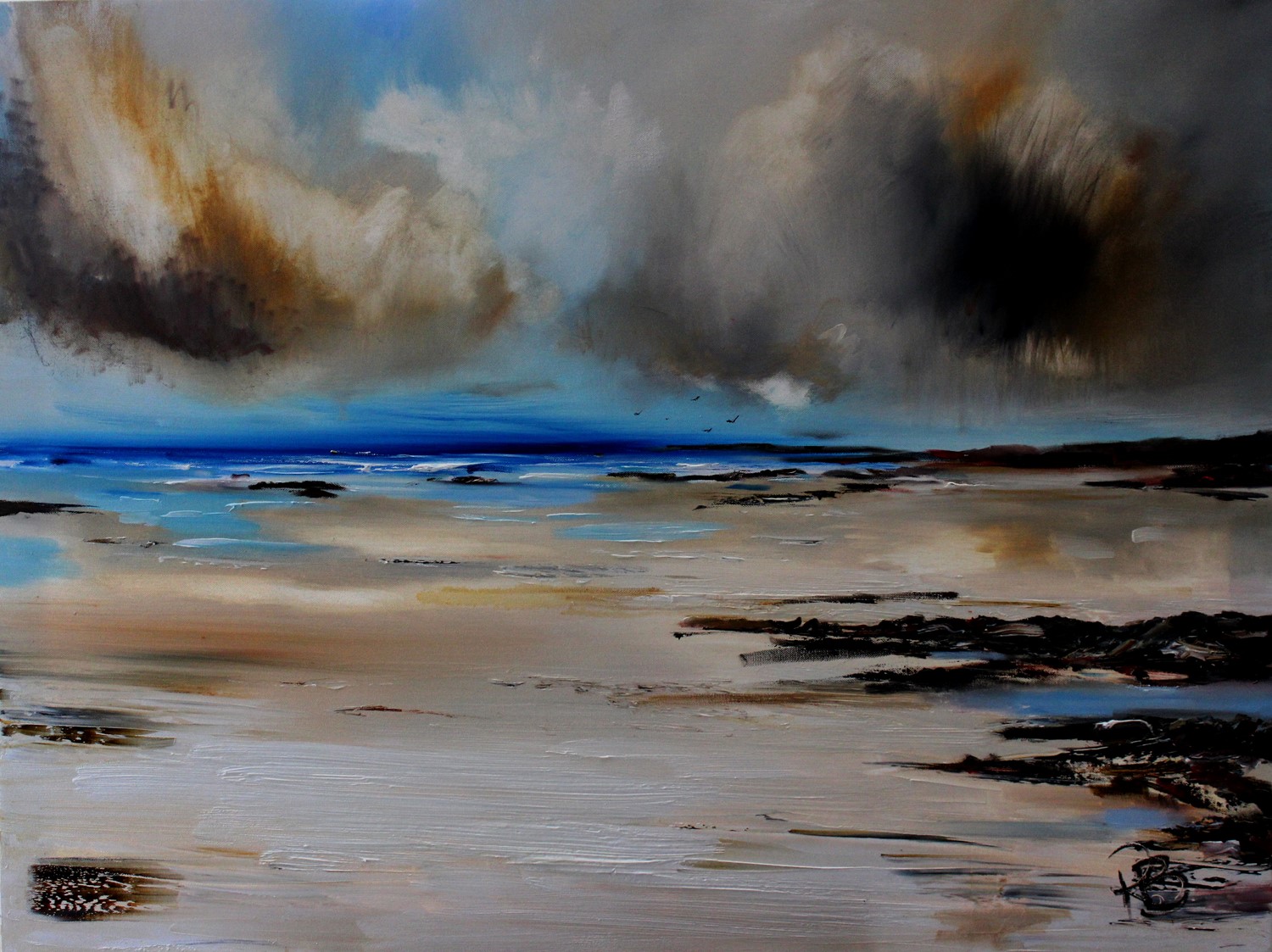 'Ominous Clouds' by artist Rosanne Barr